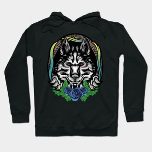 Wolf ready to pounce on prey Hoodie